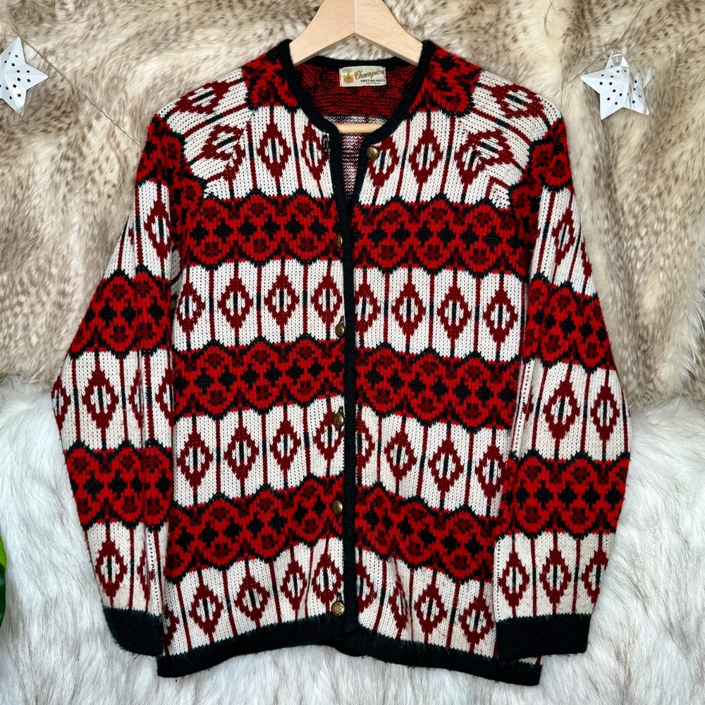 Vintage Champion Knitting Mills Montreal Cardigan